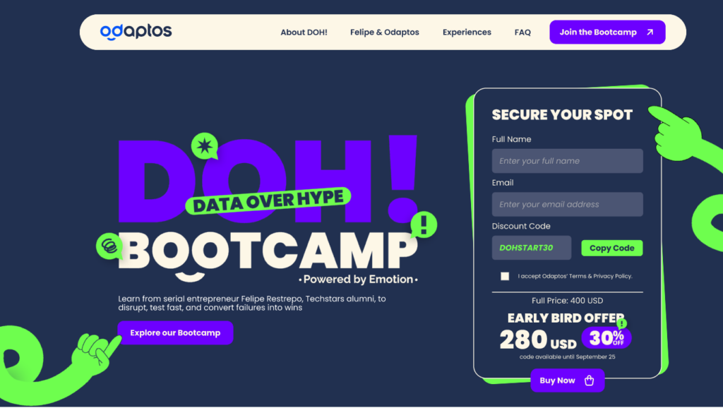 doh bootcamp